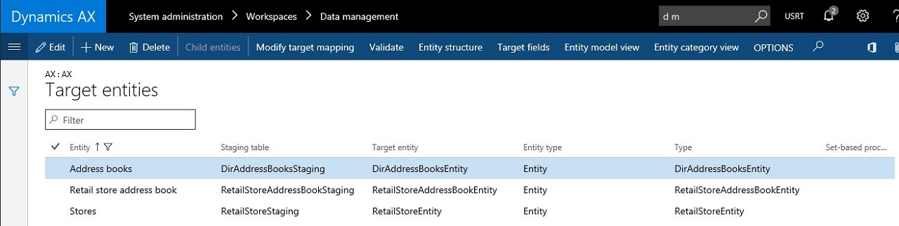 Normalization of data entities