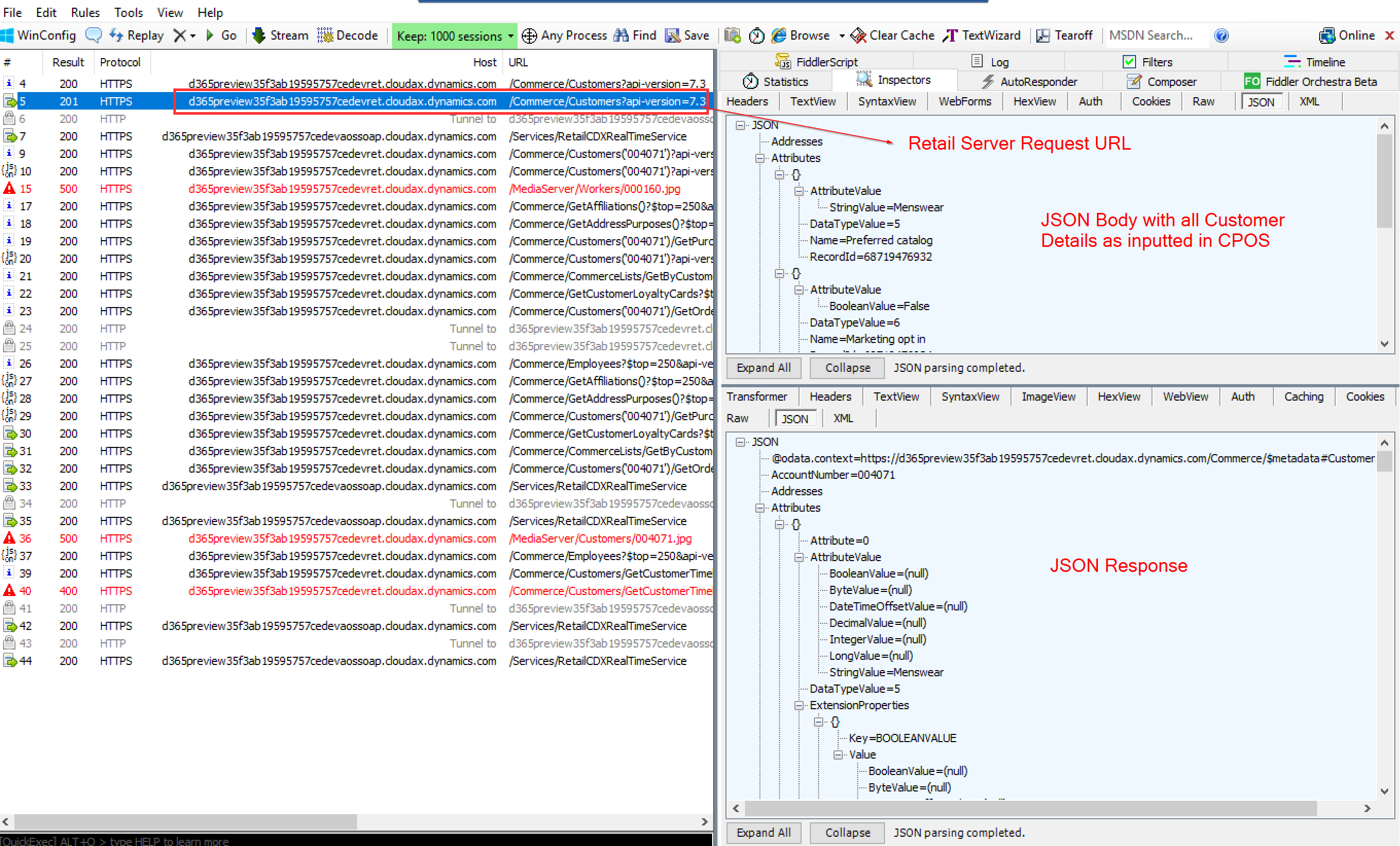 Retail Server - Create Customer